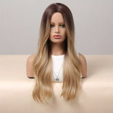 24 Inch Long, Coily, Heat Resistant Pink Body Wave Hair Wigs with Bangs - Synthetic Fiber, Fantasy Theme, Perfect for Daily, Party, Cosplay, Music Festival Use - High-Quality, Soft, Natural-Looking Hair for Women and Girls - Lena & Miles Exquisite Boutique LLC.