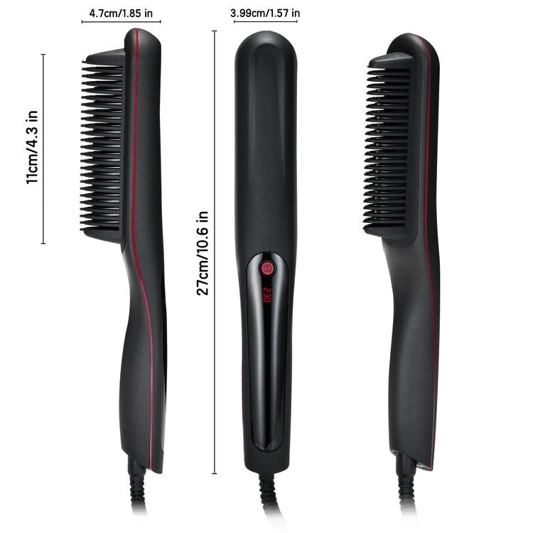 Classic Three In One Electric Comb, Straight Hair Brush, Women&