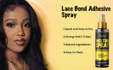 Extreme Hold 120ml Lace Melting Spray - Glueless, Strong Natural Finishing Hold, Dries Quickly - Wig Melting Spray & Hair Adhesive For Wigs - Lena & Miles Exquisite Boutique LLC.