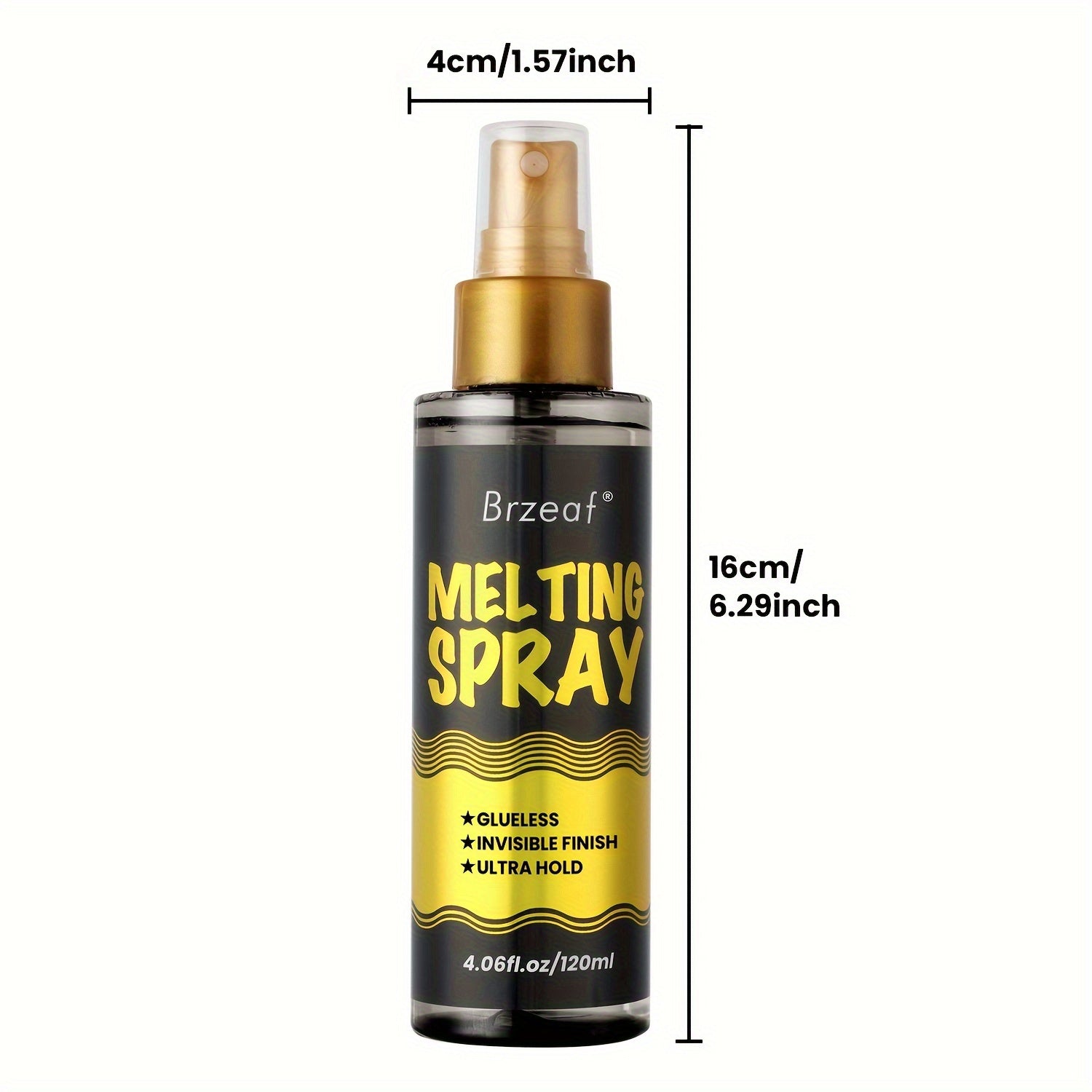 Extreme Hold 120ml Lace Melting Spray - Glueless, Strong Natural Finishing Hold, Dries Quickly - Wig Melting Spray & Hair Adhesive For Wigs - Lena & Miles Exquisite Boutique LLC.