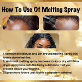 Extreme Hold 120ml Lace Melting Spray - Glueless, Strong Natural Finishing Hold, Dries Quickly - Wig Melting Spray & Hair Adhesive For Wigs - Lena & Miles Exquisite Boutique LLC.