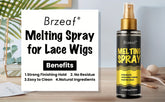 Extreme Hold 120ml Lace Melting Spray - Glueless, Strong Natural Finishing Hold, Dries Quickly - Wig Melting Spray & Hair Adhesive For Wigs - Lena & Miles Exquisite Boutique LLC.
