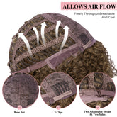 Afro Kinky Curly Wigs Short Afro Kinky Curly Wigs For Women Synthetic Heat Resistant Hair Replacement Wig For Cosplay Party Daily Use - Lena & Miles Exquisite Boutique LLC.