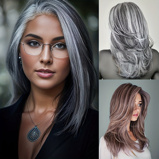 Luxurious Long Blonde Wigs with Highlights - Soft, Layered, Wavy, and Natural-Looking Synthetic Hair for Women - Perfect for Daily Use and Party Events - Lena & Miles Exquisite Boutique LLC.