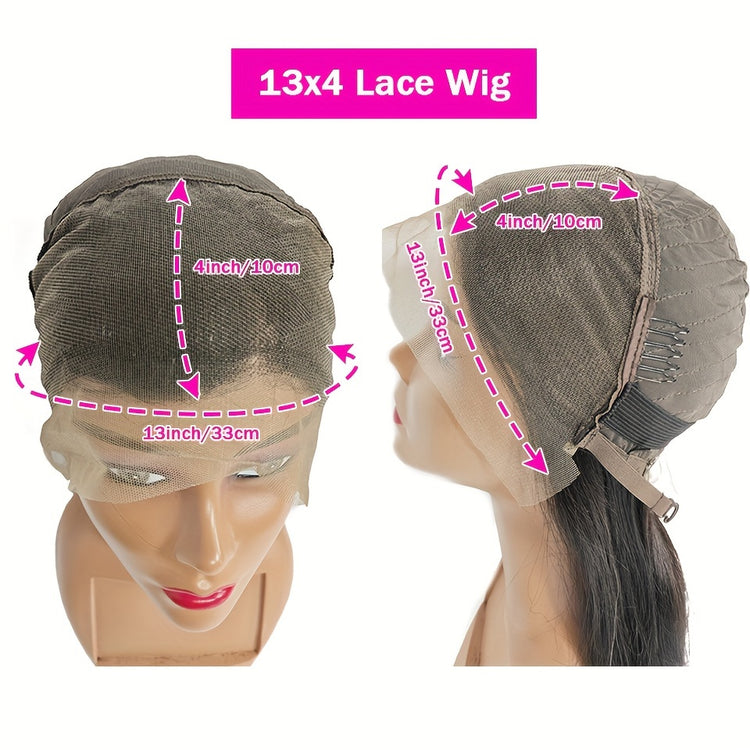 13x4 Deep Wave Curly Bob Wig Human Hair Lace Frontal Wigs 150 Density Glueless Wigs Water Wave Wig 10-16inch - Lena & Miles Exquisite Boutique LLC.
