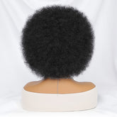 Short Afro Wigs For Women Blonde 10 Inch Afro Curly Wig With Bangs 70s Large Bouncy Soft Synthetic Female Wigs For Party Cosplay - Lena & Miles Exquisite Boutique LLC.