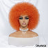 Short Afro Wigs For Women Blonde 10 Inch Afro Curly Wig With Bangs 70s Large Bouncy Soft Synthetic Female Wigs For Party Cosplay - Lena & Miles Exquisite Boutique LLC.
