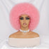 Short Afro Wigs For Women Blonde 10 Inch Afro Curly Wig With Bangs 70s Large Bouncy Soft Synthetic Female Wigs For Party Cosplay - Lena & Miles Exquisite Boutique LLC.