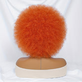 Short Afro Wigs For Women Blonde 10 Inch Afro Curly Wig With Bangs 70s Large Bouncy Soft Synthetic Female Wigs For Party Cosplay - Lena & Miles Exquisite Boutique LLC.
