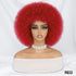 Short Afro Wigs For Women Blonde 10 Inch Afro Curly Wig With Bangs 70s Large Bouncy Soft Synthetic Female Wigs For Party Cosplay - Lena & Miles Exquisite Boutique LLC.
