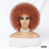 Short Afro Wigs For Women Blonde 10 Inch Afro Curly Wig With Bangs 70s Large Bouncy Soft Synthetic Female Wigs For Party Cosplay - Lena & Miles Exquisite Boutique LLC.