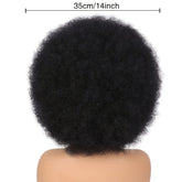 Short Curly Afro Wig 70s Bouncy Huge Fluffy Puf - Lena & Miles Exquisite Boutique LLC.