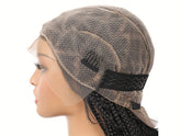 36 Bohemian Chic Box Braids Wig - Triangle Knotless & Curly - Synthetic Embroidered Double Lace Wigs for Women - Lena & Miles Exquisite Boutique LLC.