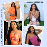 36 Bohemian Chic Box Braids Wig - Triangle Knotless & Curly - Synthetic Embroidered Double Lace Wigs for Women - Lena & Miles Exquisite Boutique LLC.