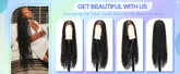 36 Bohemian Chic Box Braids Wig - Triangle Knotless & Curly - Synthetic Embroidered Double Lace Wigs for Women - Lena & Miles Exquisite Boutique LLC.