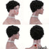Short Curly Human Hair Wigs For Women Short Kinky Curly Wig Brazilian Virgin Hair Pixie Cut Wigs - Lena & Miles Exquisite Boutique LLC.