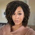 Dreadlock Wig Short Braided Wigs For Women And Man Afro Bob Black Crochet Twist Hair Dreadlocks Wigs Synthetic Wig Layered Breathable Faux Locs Braids Afro Wigs For Women - Lena & Miles Exquisite Boutique LLC.