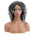 Dreadlock Wig Short Braided Wigs For Women And Man Afro Bob Black Crochet Twist Hair Dreadlocks Wigs Synthetic Wig Layered Breathable Faux Locs Braids Afro Wigs For Women - Lena & Miles Exquisite Boutique LLC.