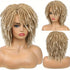 Dreadlock Wig Short Braided Wigs For Women And Man Afro Bob Black Crochet Twist Hair Dreadlocks Wigs Synthetic Wig Layered Breathable Faux Locs Braids Afro Wigs For Women - Lena & Miles Exquisite Boutique LLC.