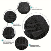 Dreadlock Wig Short Braided Wigs For Women And Man Afro Bob Black Crochet Twist Hair Dreadlocks Wigs Synthetic Wig Layered Breathable Faux Locs Braids Afro Wigs For Women - Lena & Miles Exquisite Boutique LLC.