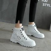 Snow Boots for Women New Casual High-top Warm Sneakers Womens New Platform Ankle Boots Plus Size 45 Zapatillas De Mujer2025 - Lena & Miles Exquisite Boutique LLC.