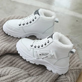 Snow Boots for Women New Casual High-top Warm Sneakers Womens New Platform Ankle Boots Plus Size 45 Zapatillas De Mujer2025 - Lena & Miles Exquisite Boutique LLC.