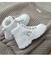 Snow Boots for Women New Casual High-top Warm Sneakers Womens New Platform Ankle Boots Plus Size 45 Zapatillas De Mujer2025 - Lena & Miles Exquisite Boutique LLC.
