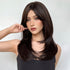 Long Dark Wigs For Women Cute Bob Layered Synthetic Wig Straight Hair Nature Looking - Lena & Miles Exquisite Boutique LLC.