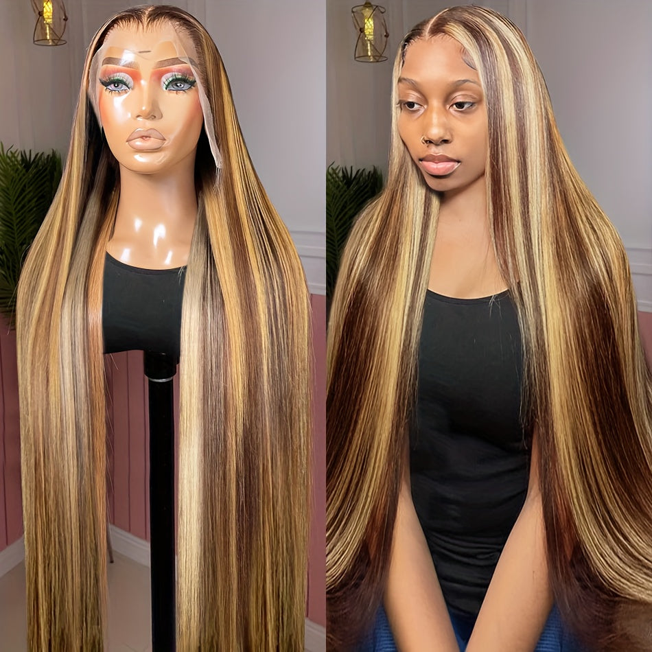 Highlight 13x4 HD Lace Front Human Hair Wigs - Lena & Miles Exquisite Boutique LLC.