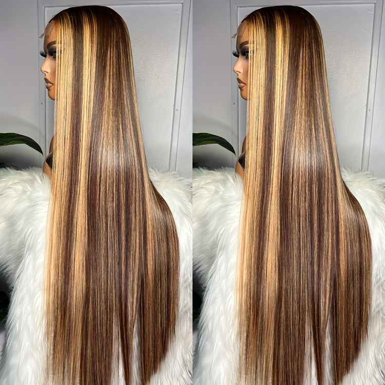 Highlight 13x4 HD Lace Front Human Hair Wigs - Lena & Miles Exquisite Boutique LLC.