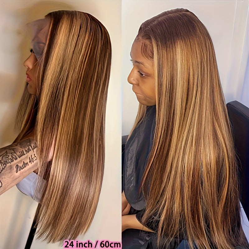 Highlight 13x4 HD Lace Front Human Hair Wigs - Lena & Miles Exquisite Boutique LLC.
