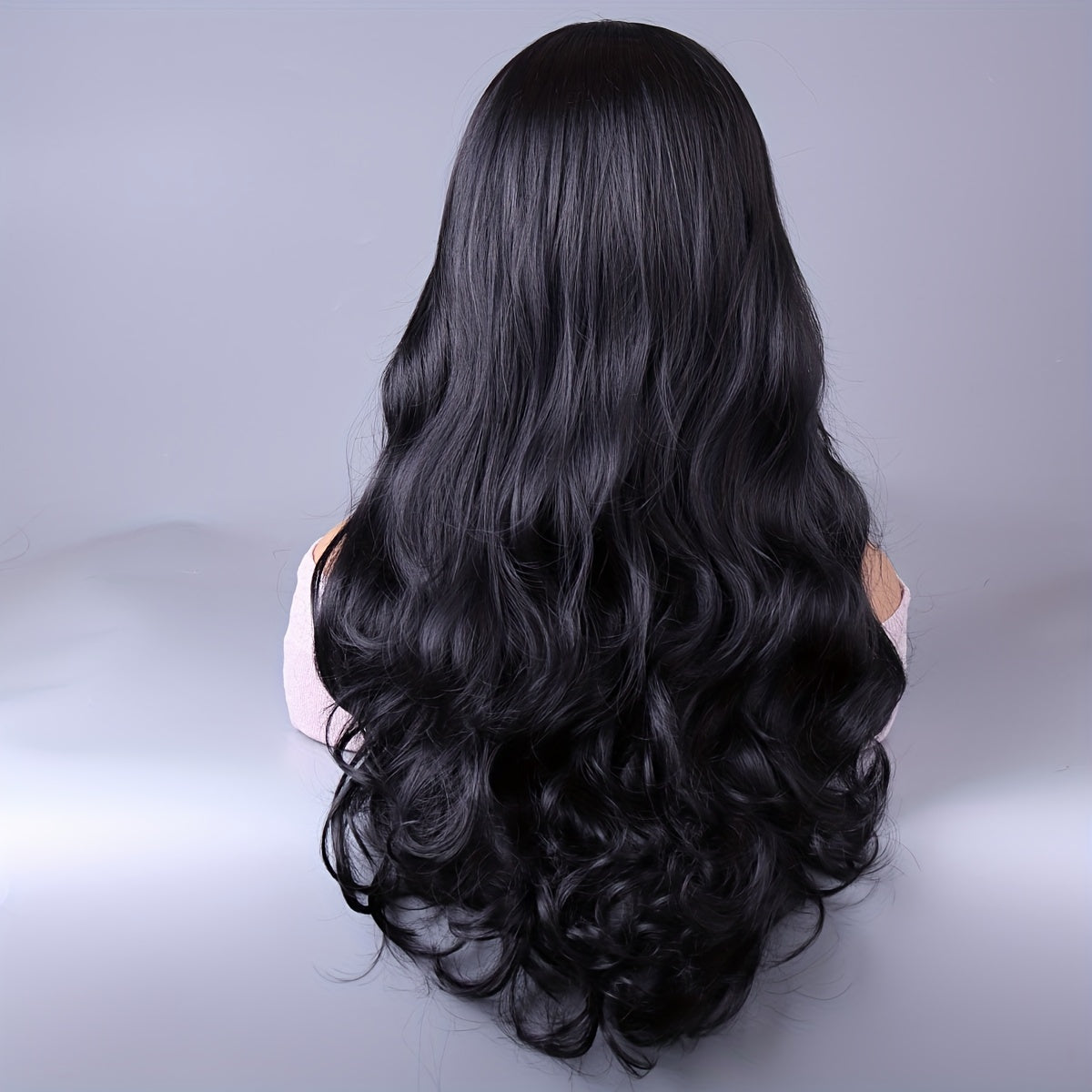 Long Reddish Brown Curly Wig With Bangs For Women Curly Wavy Wigs Synthetic Heat Resistant Fiber For Daily Party Cosplay Use - Lena & Miles Exquisite Boutique LLC.