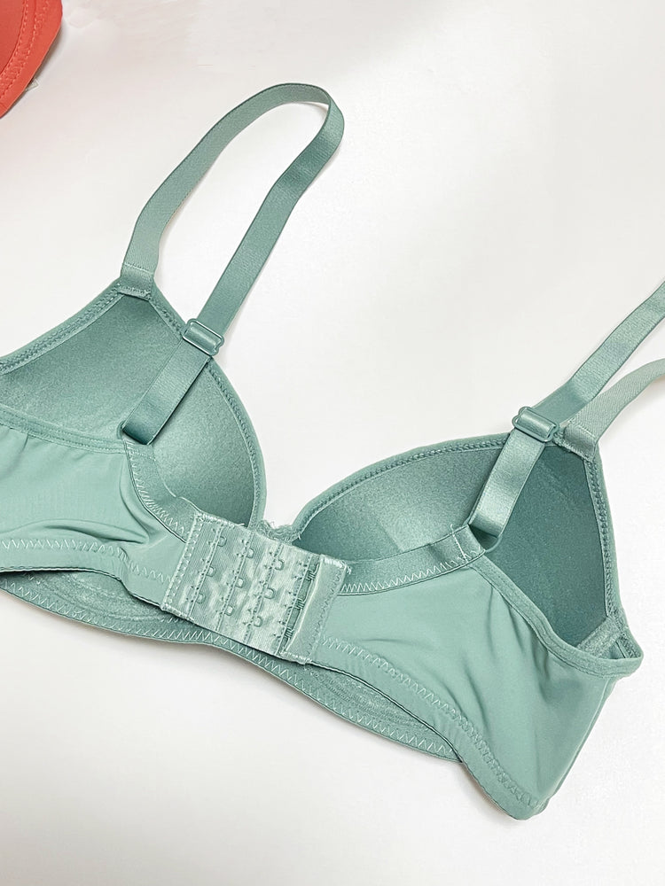 Seamless Push-Up Bra 3-Pack - Comfortable & Breathable Full Coverage Underwear, Easy-Care Women&