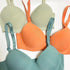 Seamless Push-Up Bra 3-Pack - Comfortable & Breathable Full Coverage Underwear, Easy-Care Women&
