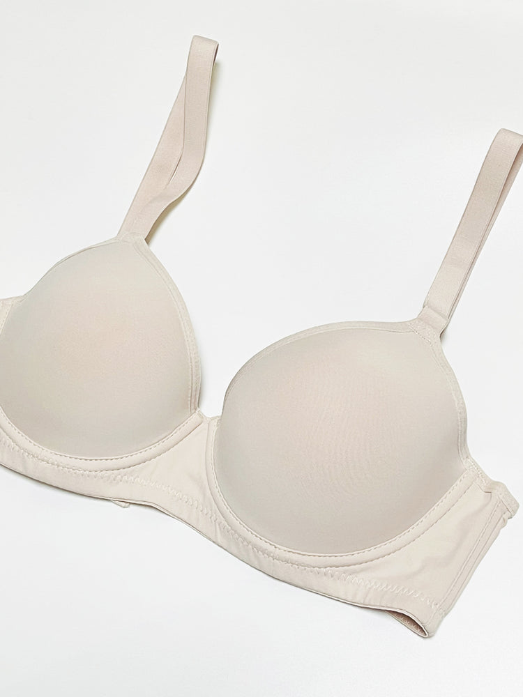 Seamless Push-Up Bra 3-Pack - Comfortable & Breathable Full Coverage Underwear, Easy-Care Women&