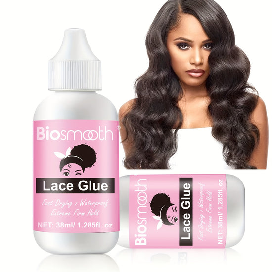 Lace Wig Glue, Waterproof Adhesive, Fast Drying, Firm Hold For Toupee, Lace Wigs, Closure Frontals - Lena & Miles Exquisite Boutique LLC.