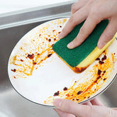 Highly absorbent double-sided sponge magic cleaning pot rust sponge cleaning brush kitchen grease cleaning tool - Lena & Miles Exquisite Boutique LLC.