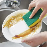 Highly absorbent double-sided sponge magic cleaning pot rust sponge cleaning brush kitchen grease cleaning tool - Lena & Miles Exquisite Boutique LLC.