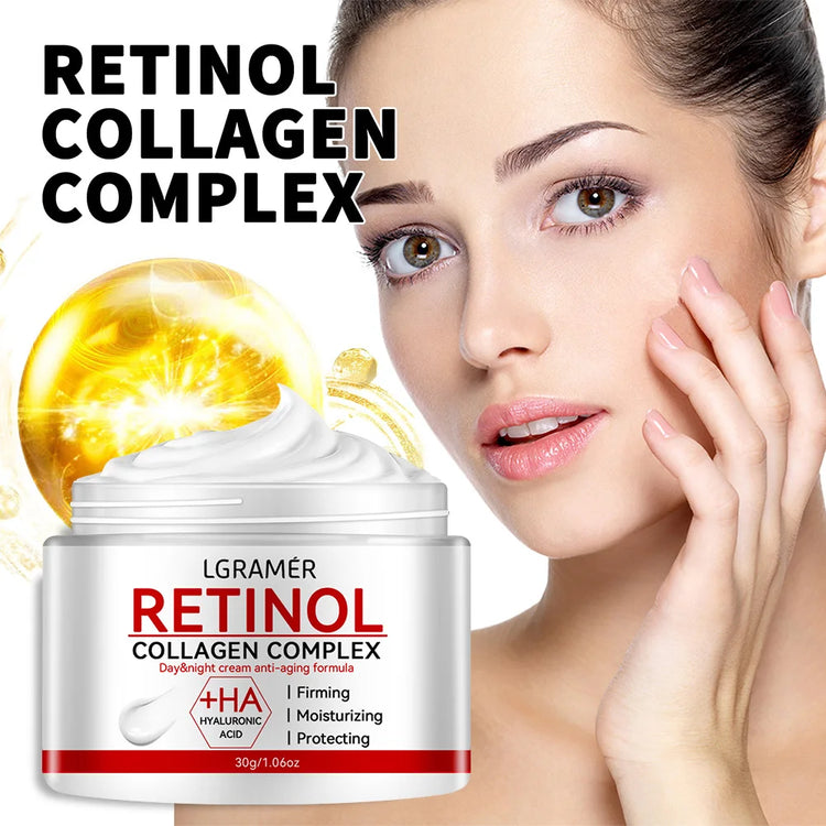 Retinol Lifting Firming Cream Collagen Smooth wrinkles Face Cream For Moisturizer Whitening Brighten Skin Products - Lena & Miles Exquisite Boutique LLC.