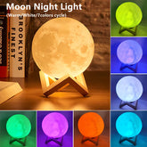 Book Light LED Moon Light Galaxy Light, Moon Night Light, Girl, Boy, Child Birthday Gift, Bedroom Decoration Indoor lighting - Lena & Miles Exquisite Boutique LLC.