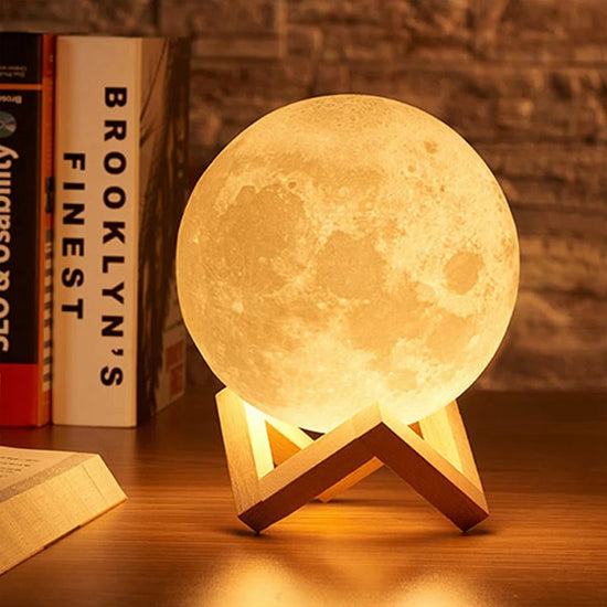 Book Light LED Moon Light Galaxy Light, Moon Night Light, Girl, Boy, Child Birthday Gift, Bedroom Decoration Indoor lighting - Lena & Miles Exquisite Boutique LLC.