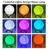 Book Light LED Moon Light Galaxy Light, Moon Night Light, Girl, Boy, Child Birthday Gift, Bedroom Decoration Indoor lighting - Lena & Miles Exquisite Boutique LLC.