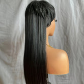 Mullet Wig Pixie Cut Synthetic Wigs With Bangs For Women Long Wig - Lena & Miles Exquisite Boutique LLC.
