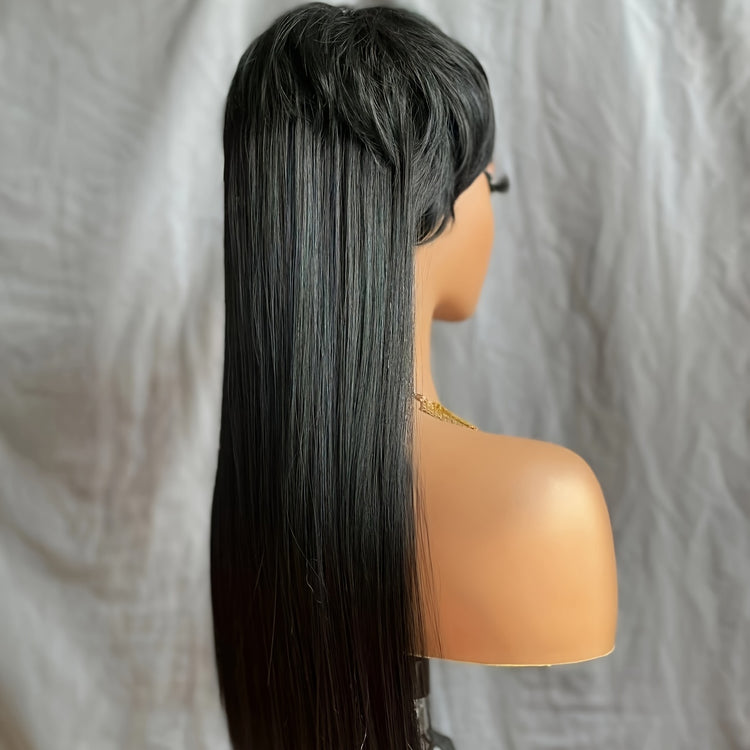 Mullet Wig Pixie Cut Synthetic Wigs With Bangs For Women Long Wig - Lena & Miles Exquisite Boutique LLC.