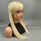 Mullet Wig Pixie Cut Synthetic Wigs With Bangs For Women Long Wig - Lena & Miles Exquisite Boutique LLC.