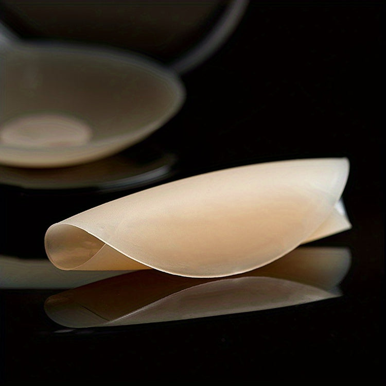 Lifting Stick-On Nipple Covers, Reusable Invisible Silicone Nipple Pasties, Women&