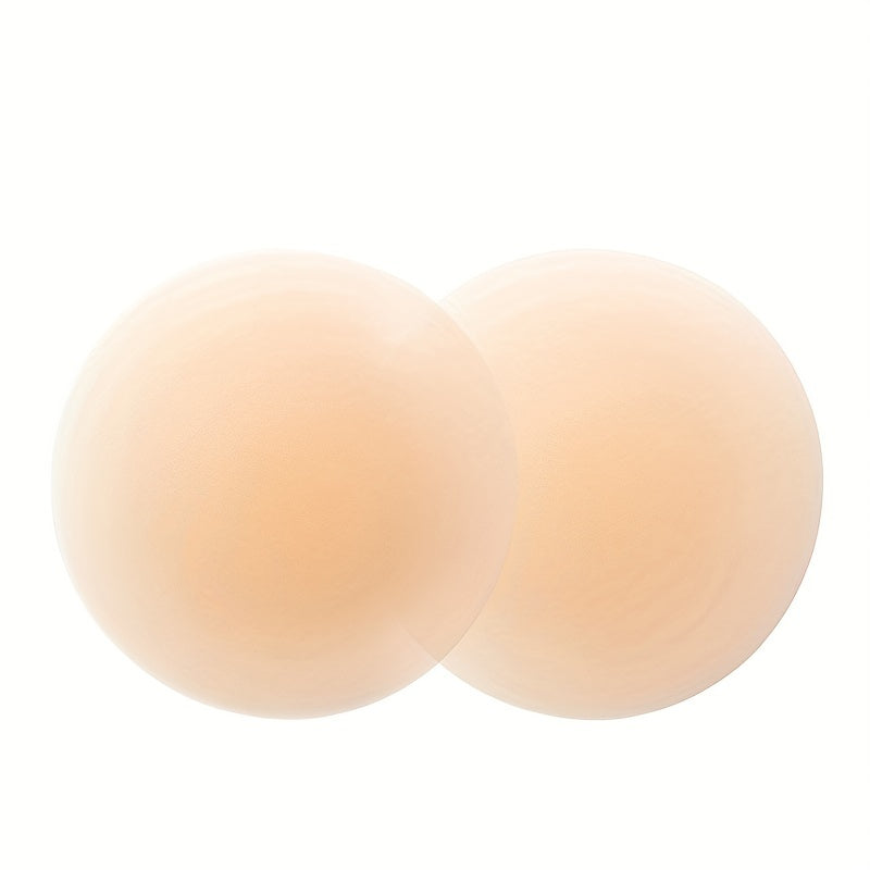 Lifting Stick-On Nipple Covers, Reusable Invisible Silicone Nipple Pasties, Women&