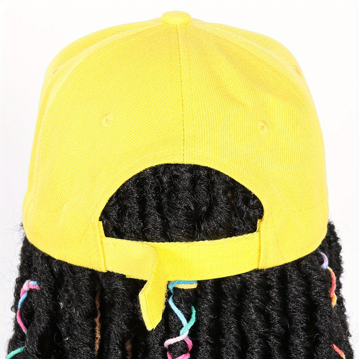 Hat Wigs 12 Inch Dreadlock Wigs With Black Baseball Cap Synthetic Fiber Dreads Hair Extensions With Hat Attatched For Women - Lena & Miles Exquisite Boutique LLC.