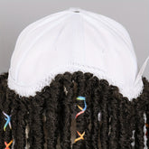 Hat Wigs 12 Inch Dreadlock Wigs With Black Baseball Cap Synthetic Fiber Dreads Hair Extensions With Hat Attatched For Women - Lena & Miles Exquisite Boutique LLC.
