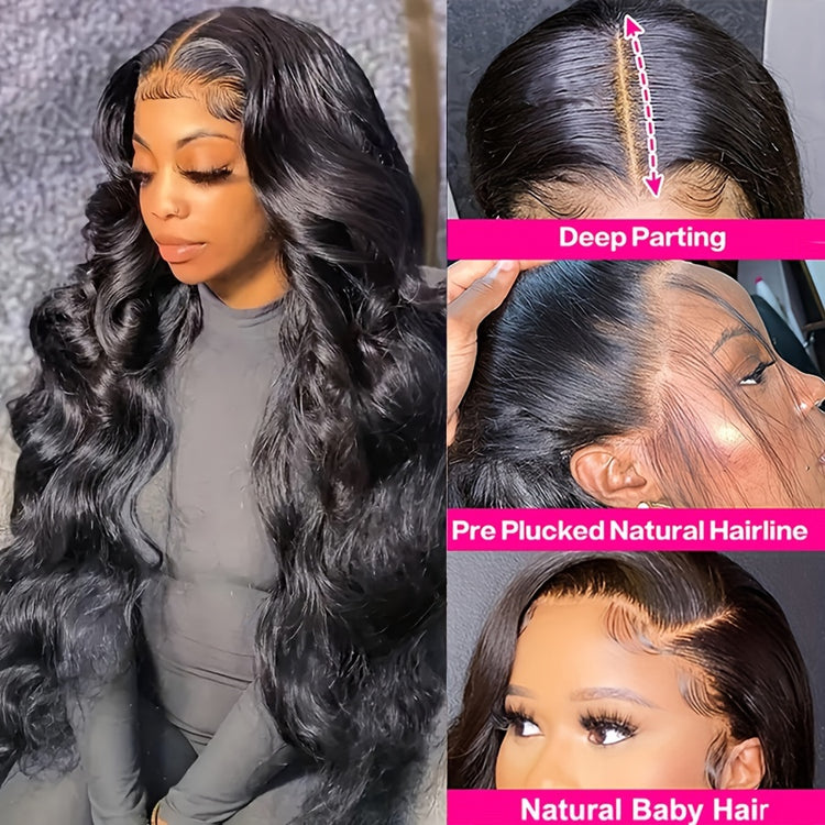 Body Wave Lace Front Wig 13x4 Lace Front Wigs For Women Brazilian Remy Huma Hair Wig 150% - Lena & Miles Exquisite Boutique LLC.